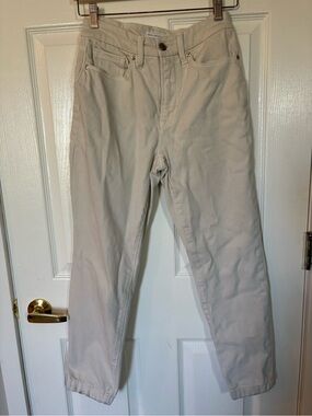 Good American Good Vintage Straight Leg Jeans Size 0/25 Bone Cream